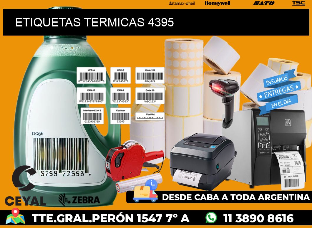 ETIQUETAS TERMICAS 4395