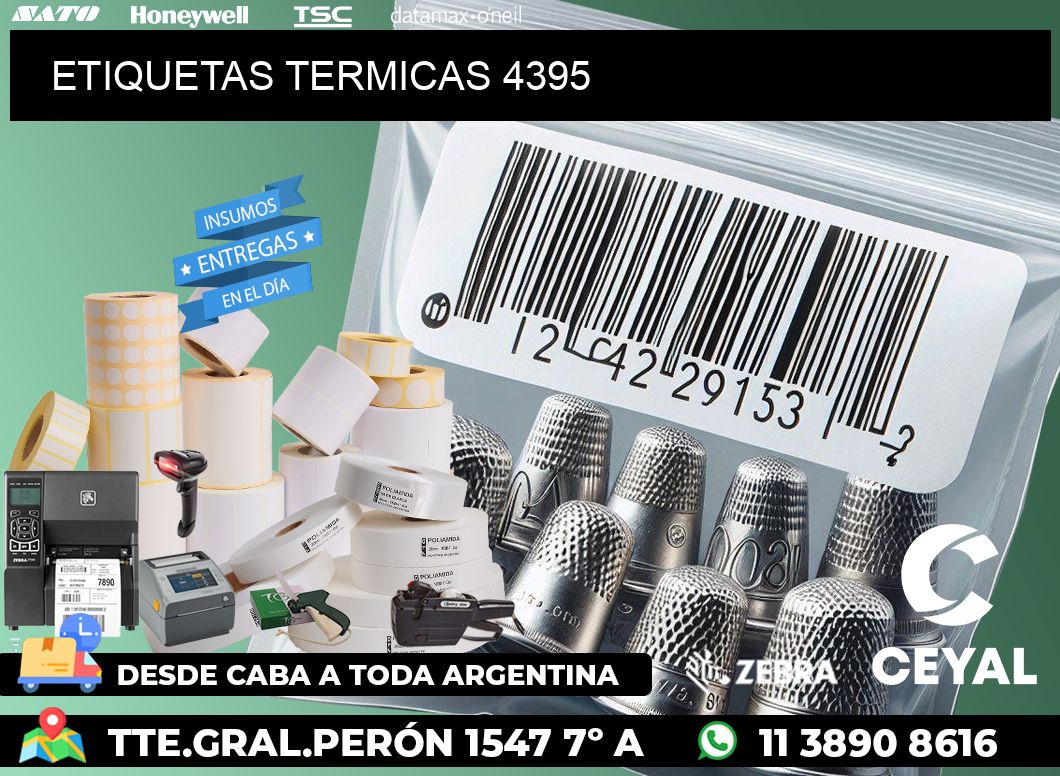 ETIQUETAS TERMICAS 4395