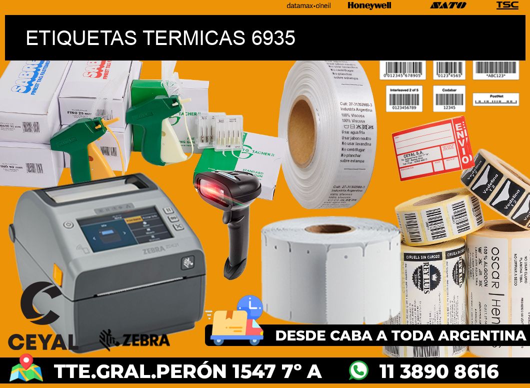 ETIQUETAS TERMICAS 6935