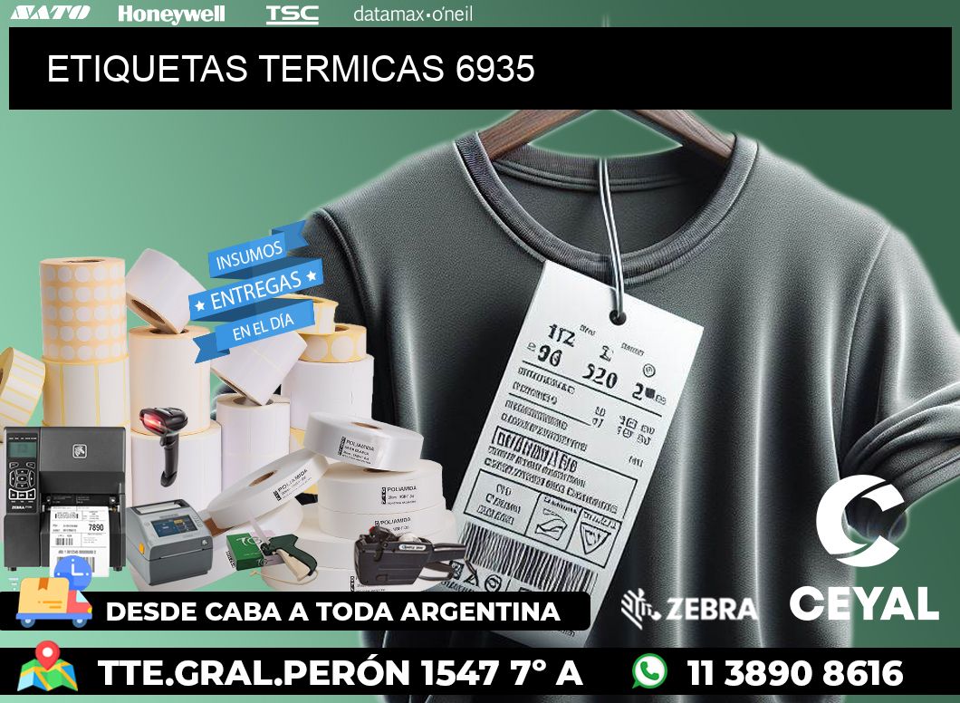 ETIQUETAS TERMICAS 6935