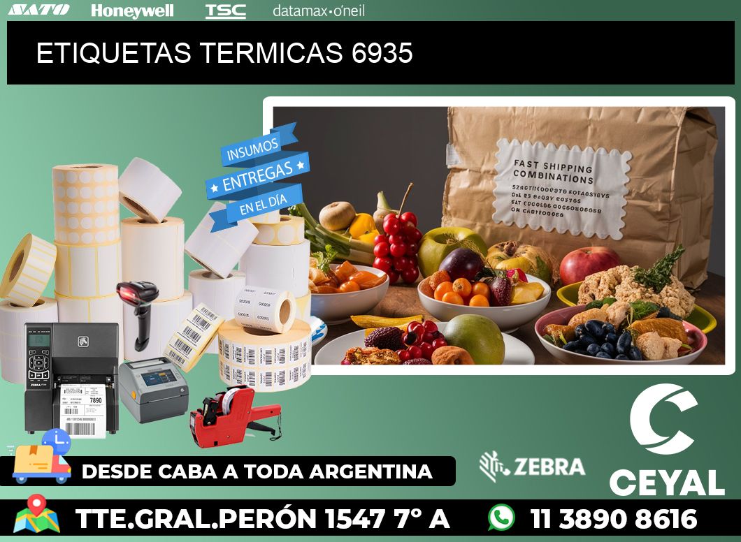 ETIQUETAS TERMICAS 6935