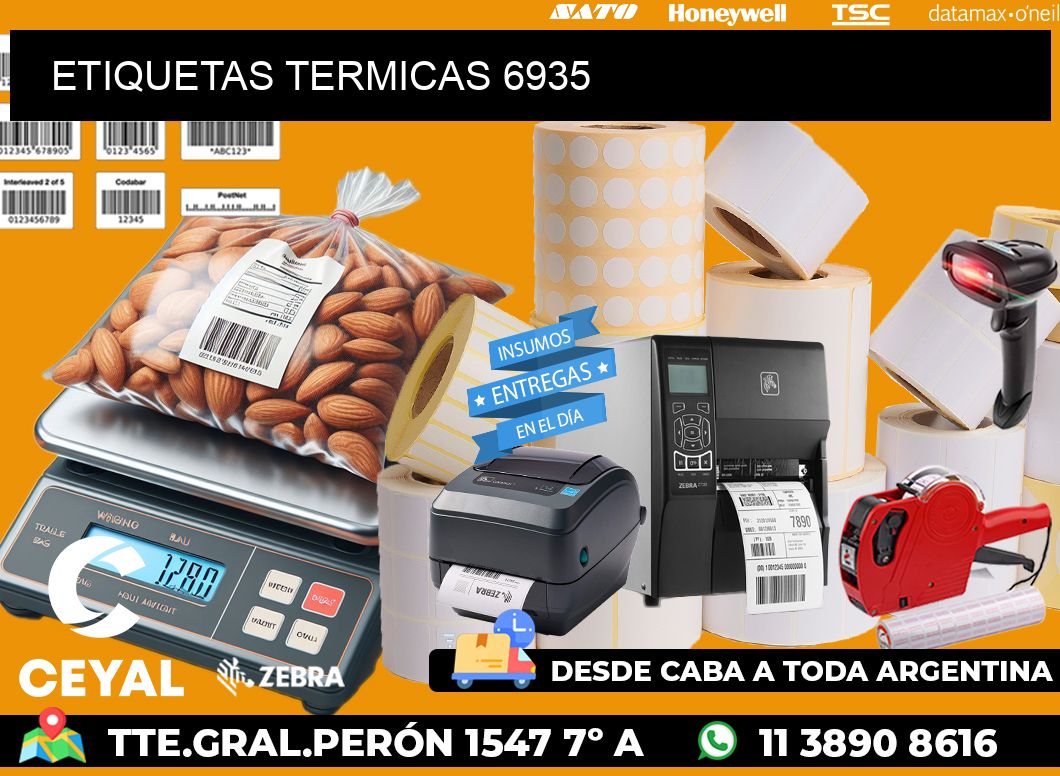 ETIQUETAS TERMICAS 6935