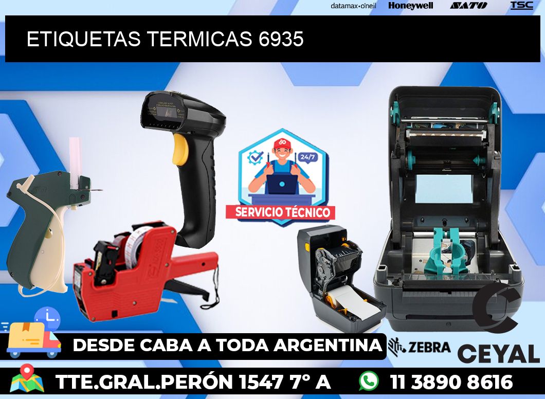 ETIQUETAS TERMICAS 6935