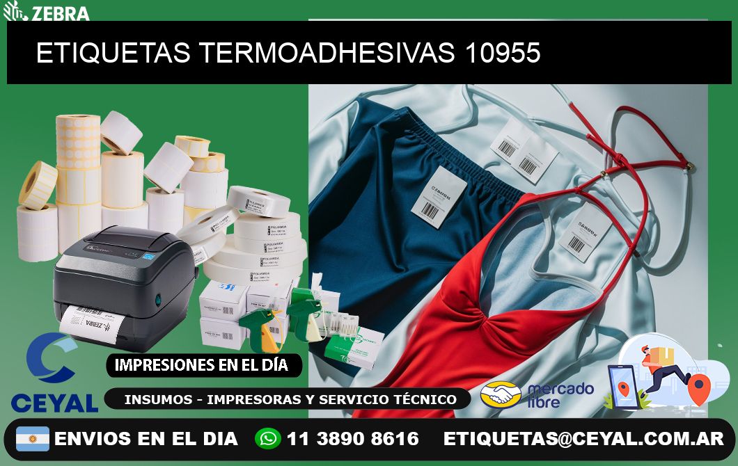 ETIQUETAS TERMOADHESIVAS 10955