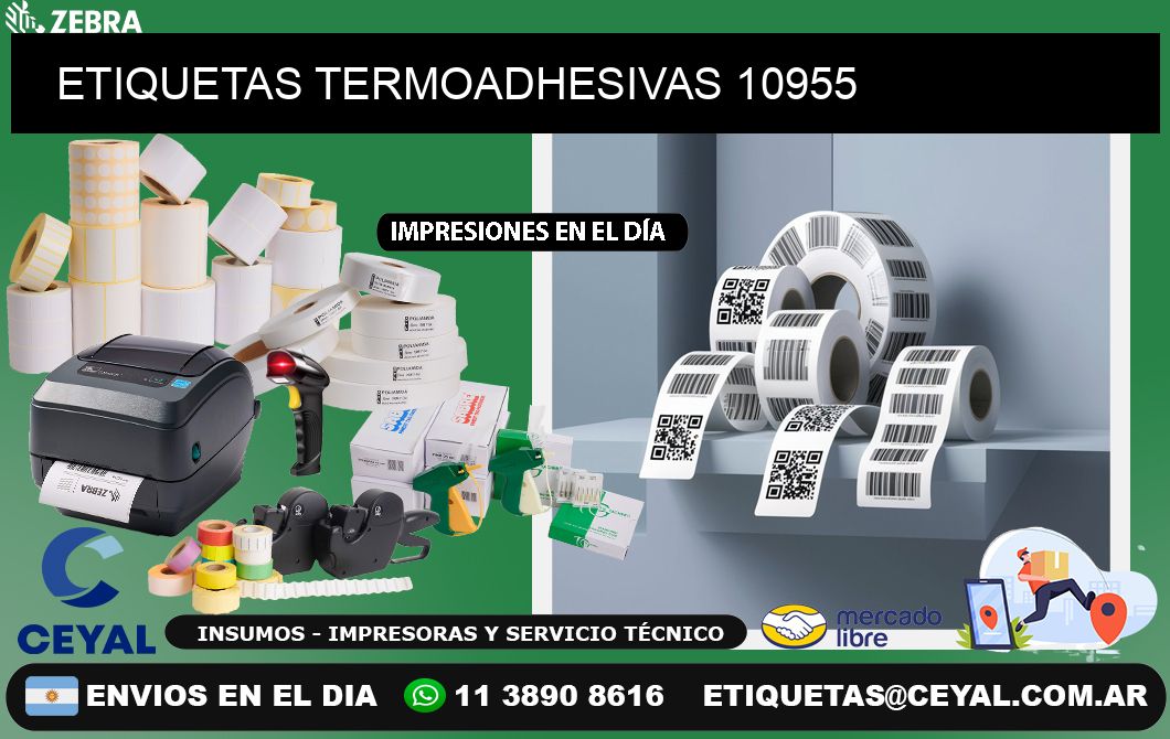 ETIQUETAS TERMOADHESIVAS 10955