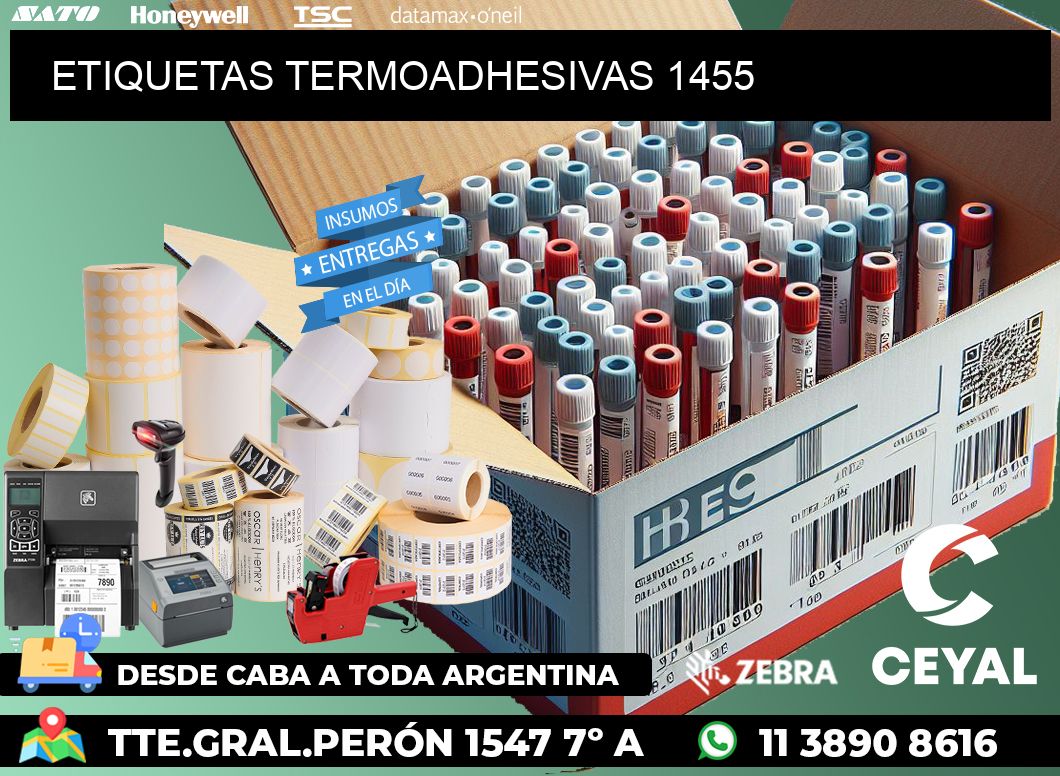 ETIQUETAS TERMOADHESIVAS 1455