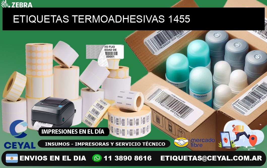 ETIQUETAS TERMOADHESIVAS 1455