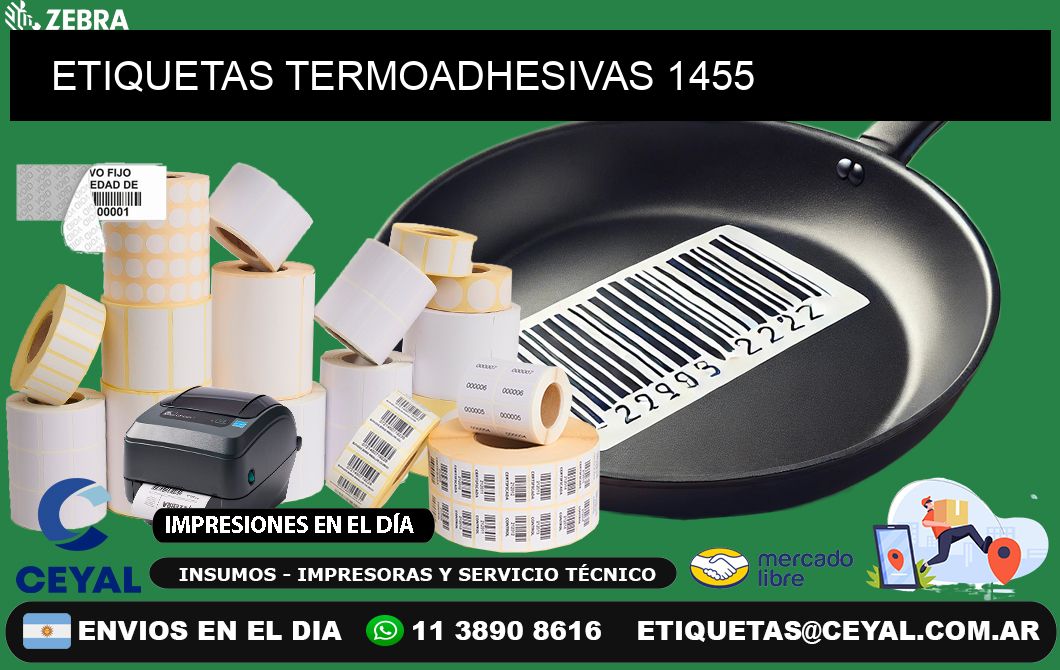 ETIQUETAS TERMOADHESIVAS 1455
