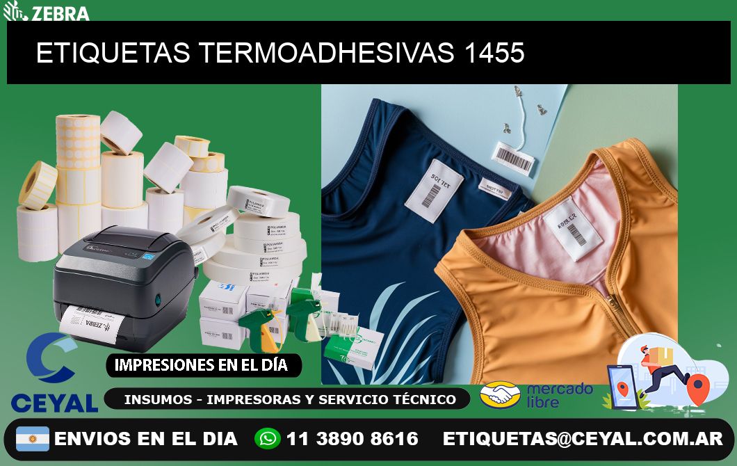 ETIQUETAS TERMOADHESIVAS 1455