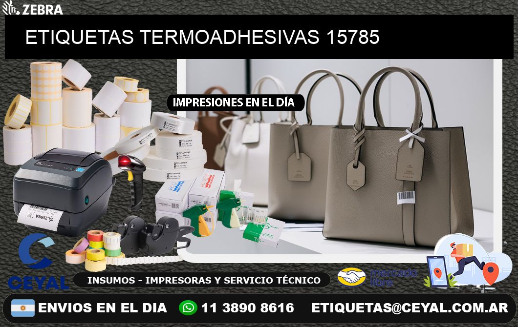 ETIQUETAS TERMOADHESIVAS 15785
