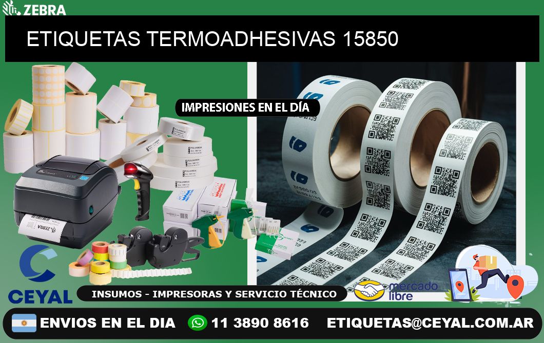 ETIQUETAS TERMOADHESIVAS 15850