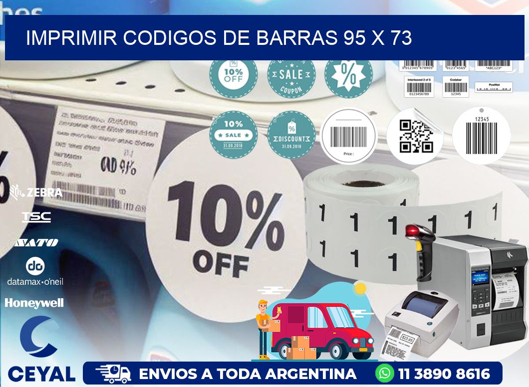 IMPRIMIR CODIGOS DE BARRAS 95 x 73