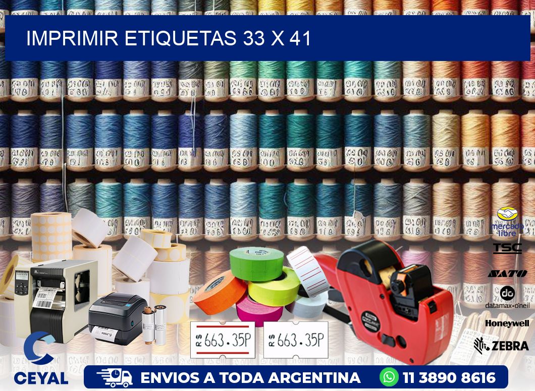 IMPRIMIR ETIQUETAS 33 x 41