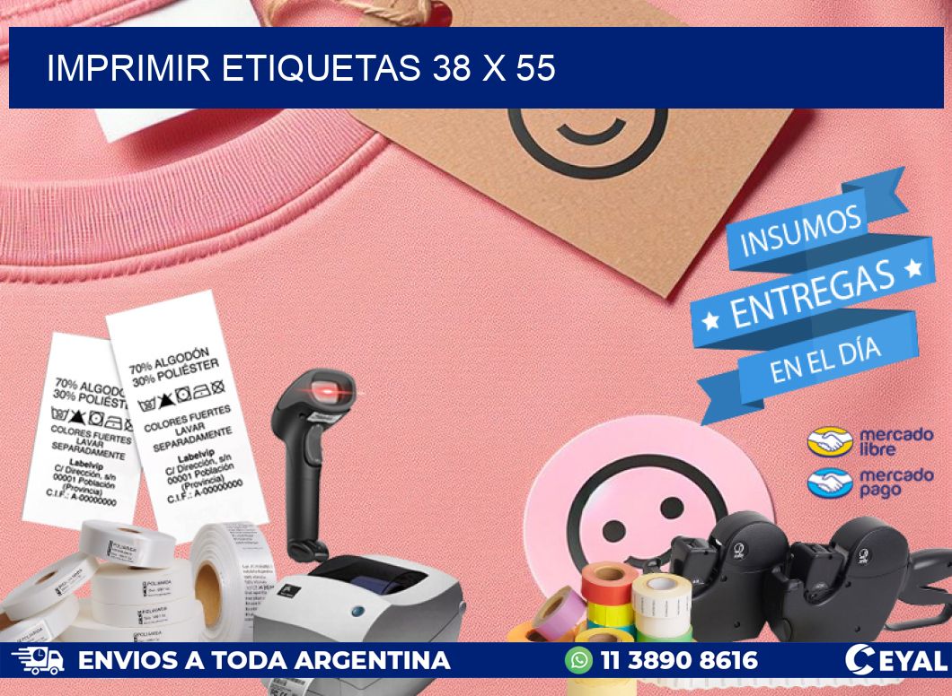 IMPRIMIR ETIQUETAS 38 x 55