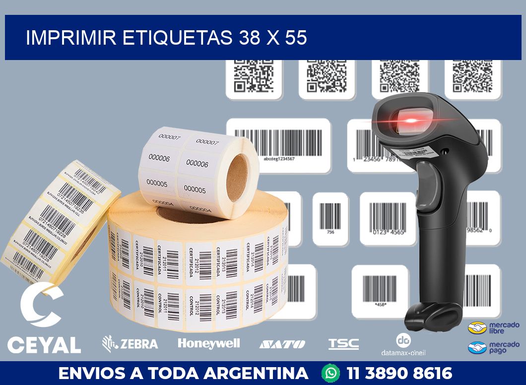 IMPRIMIR ETIQUETAS 38 x 55
