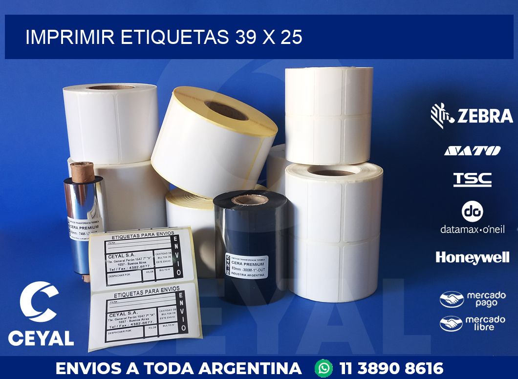 IMPRIMIR ETIQUETAS 39 x 25
