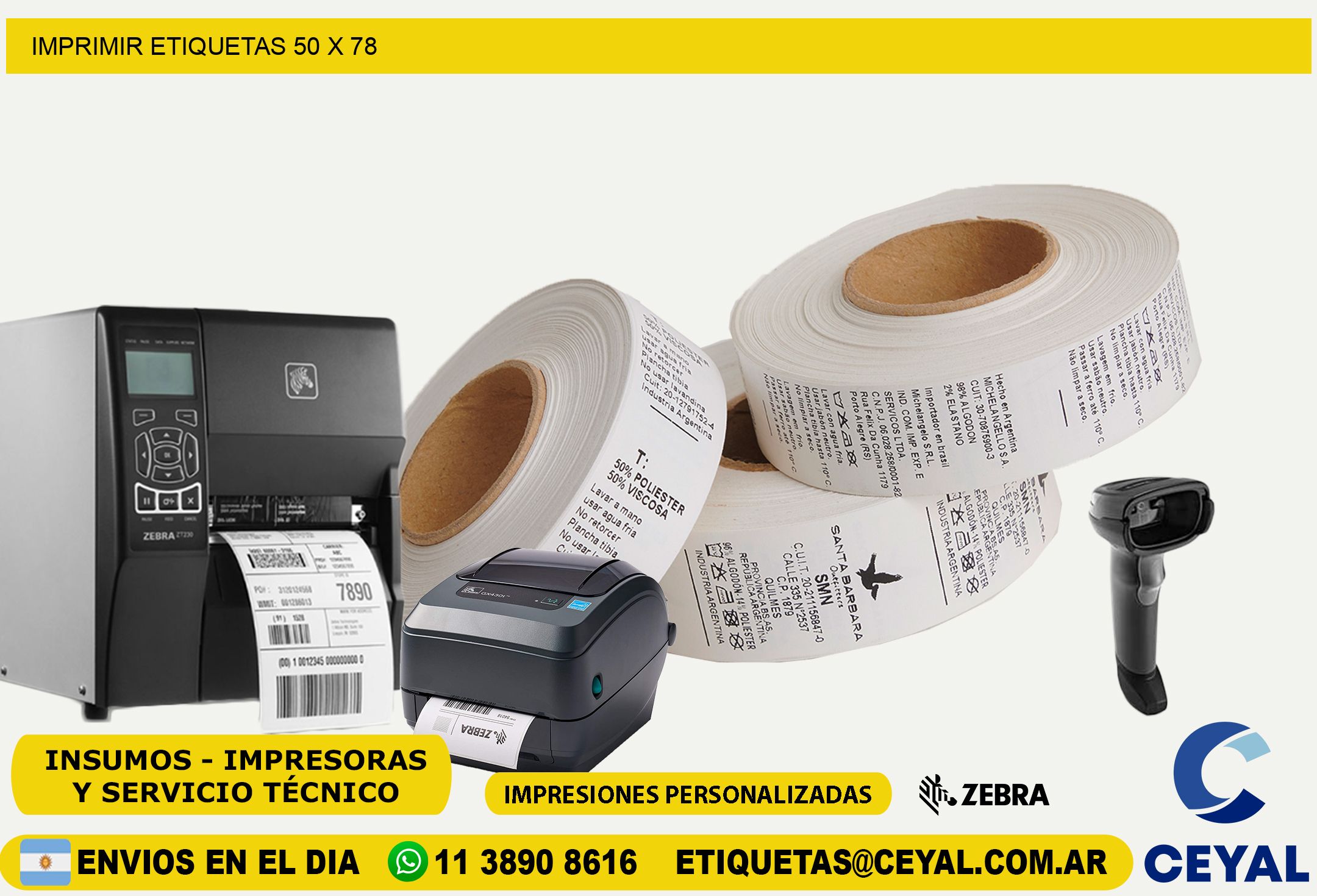 IMPRIMIR ETIQUETAS 50 x 78