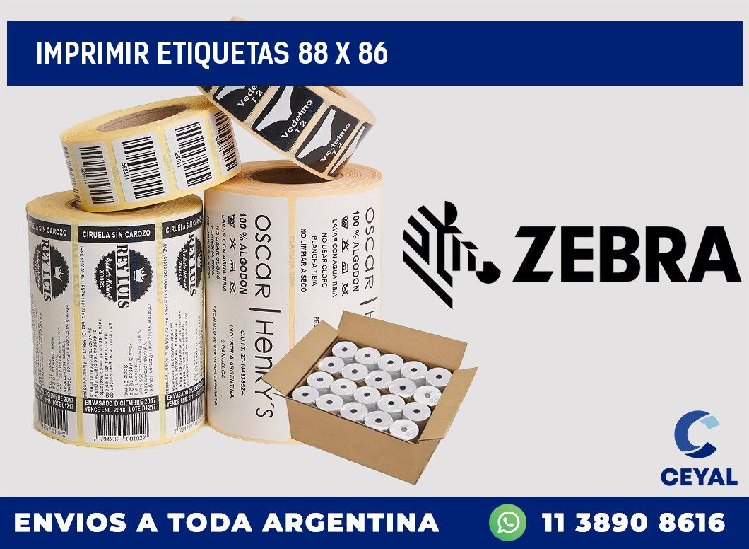 IMPRIMIR ETIQUETAS 88 x 86