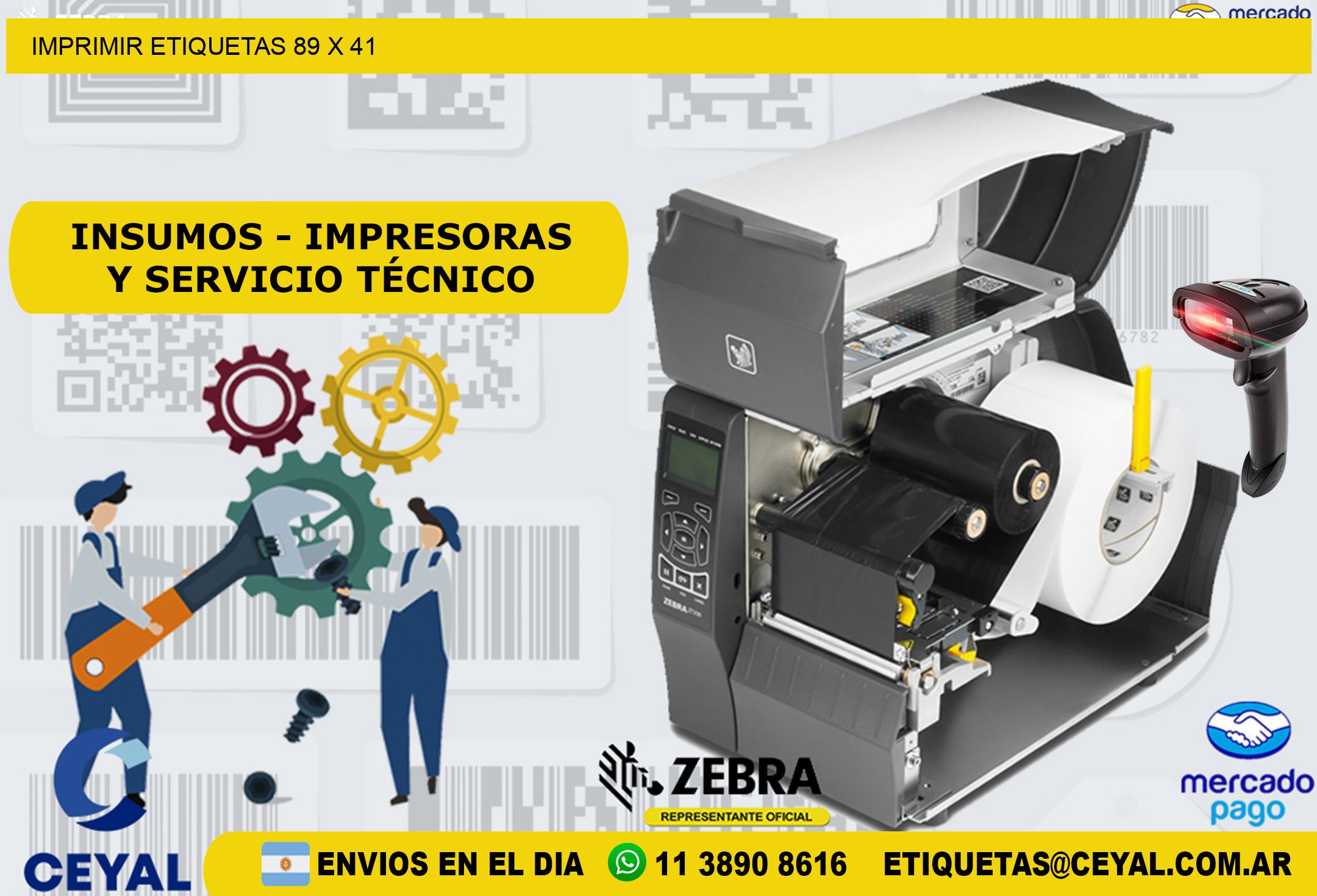 IMPRIMIR ETIQUETAS 89 x 41