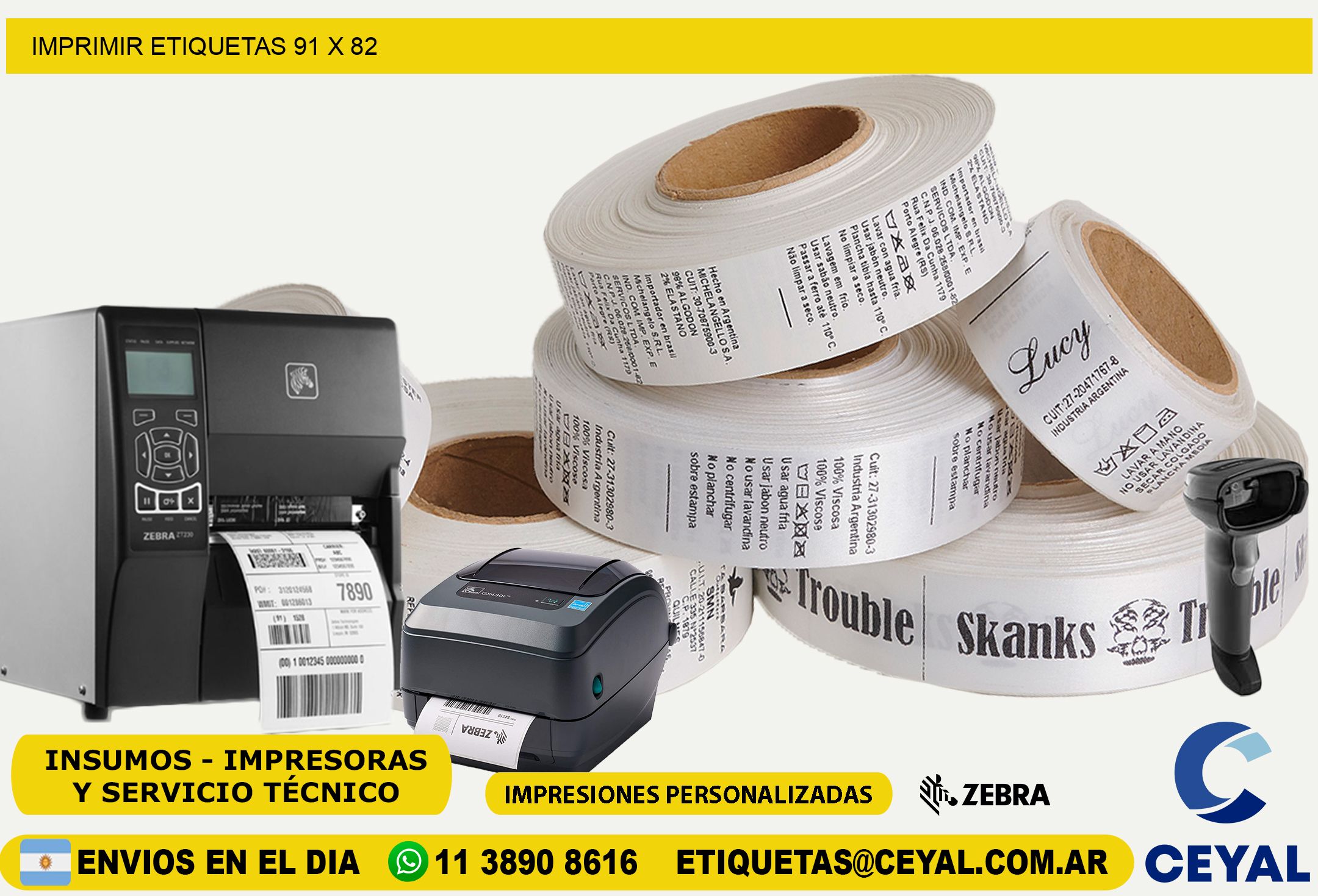 IMPRIMIR ETIQUETAS 91 x 82