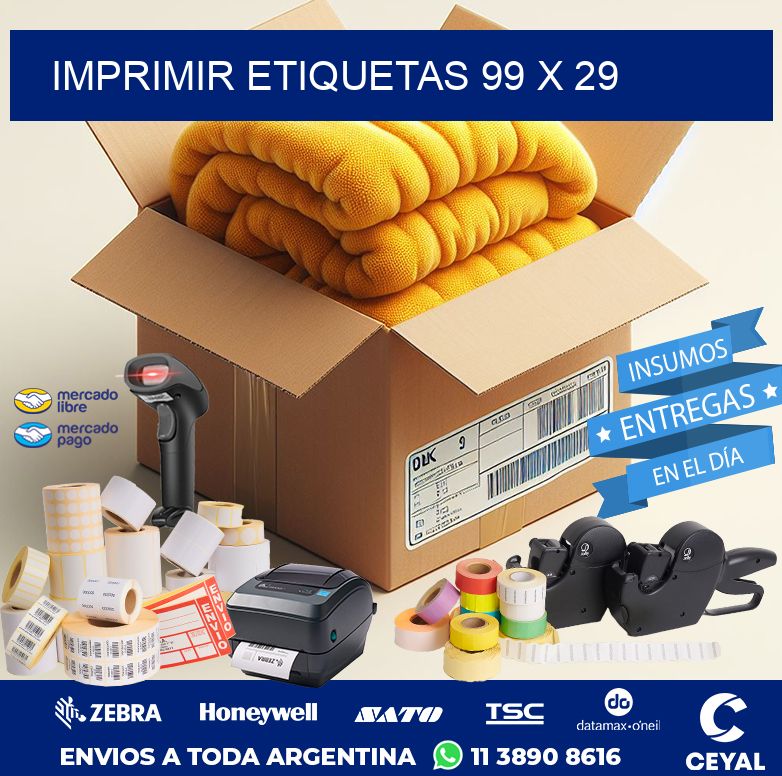 IMPRIMIR ETIQUETAS 99 x 29