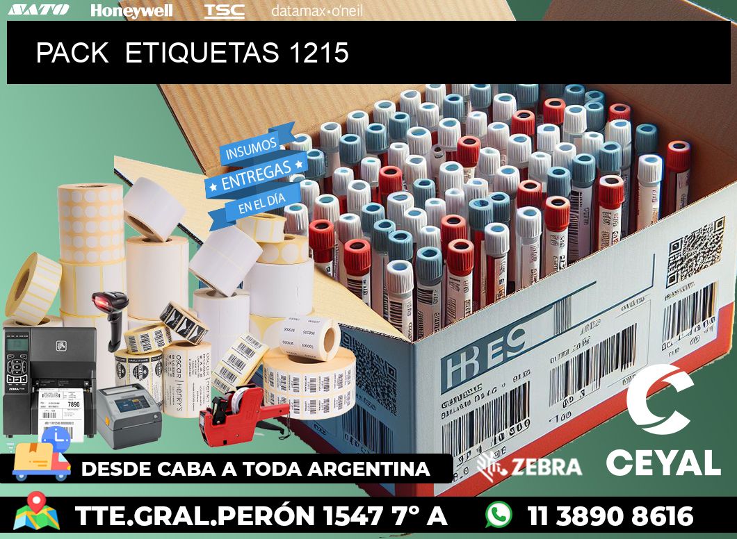 PACK  ETIQUETAS 1215