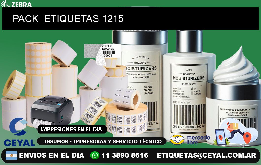 PACK  ETIQUETAS 1215