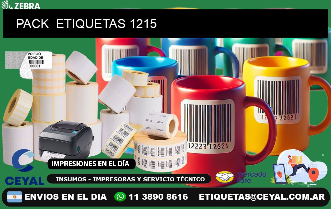 PACK  ETIQUETAS 1215