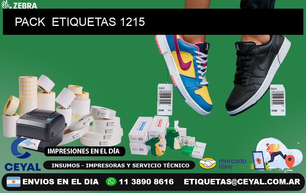 PACK  ETIQUETAS 1215