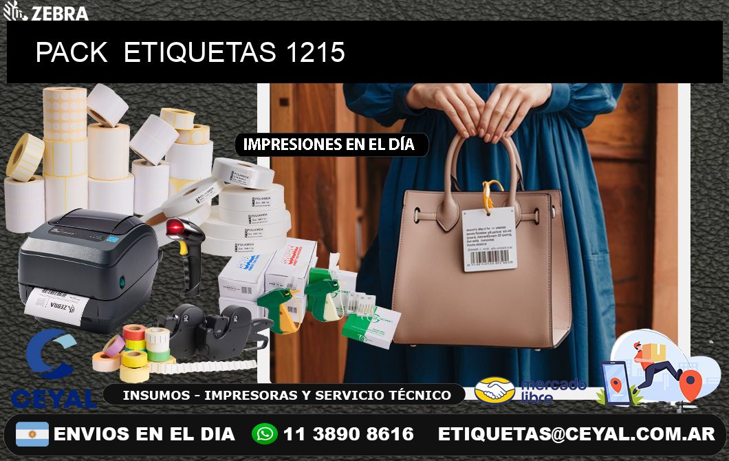 PACK  ETIQUETAS 1215