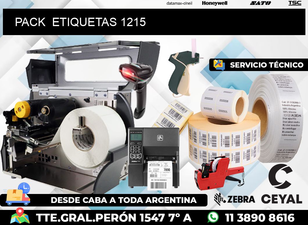 PACK  ETIQUETAS 1215