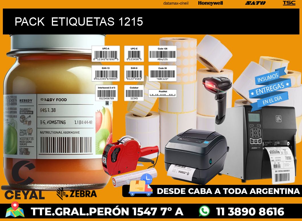 PACK  ETIQUETAS 1215