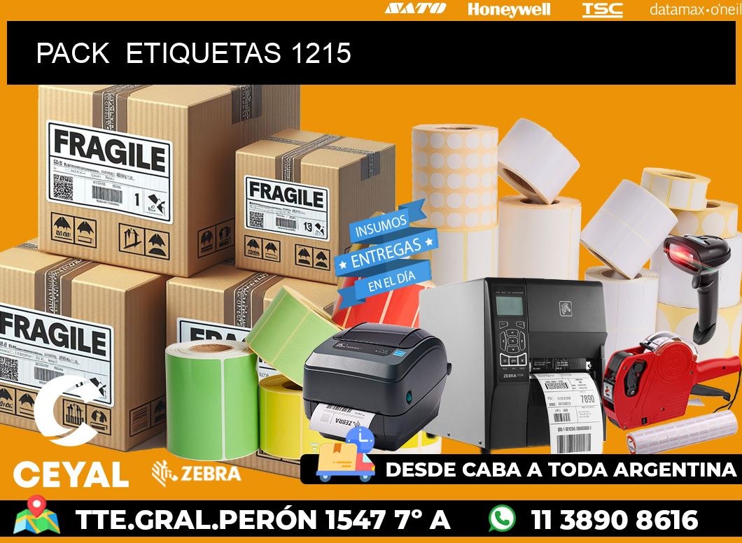 PACK  ETIQUETAS 1215