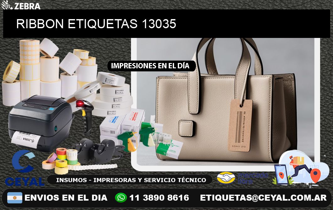 RIBBON ETIQUETAS 13035