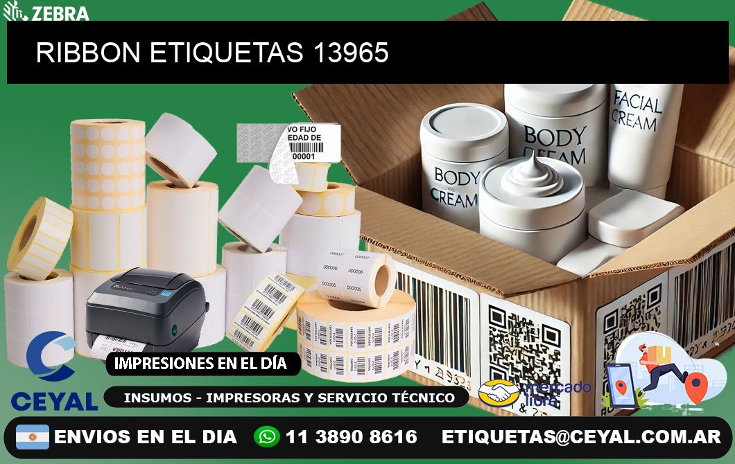 RIBBON ETIQUETAS 13965