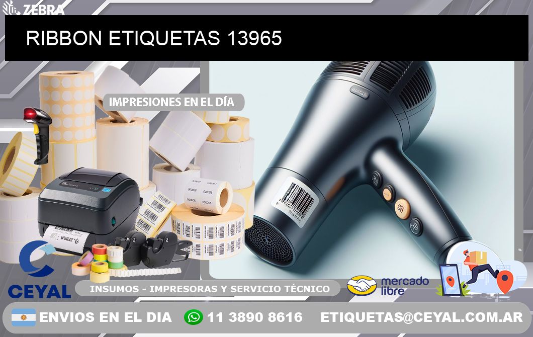 RIBBON ETIQUETAS 13965