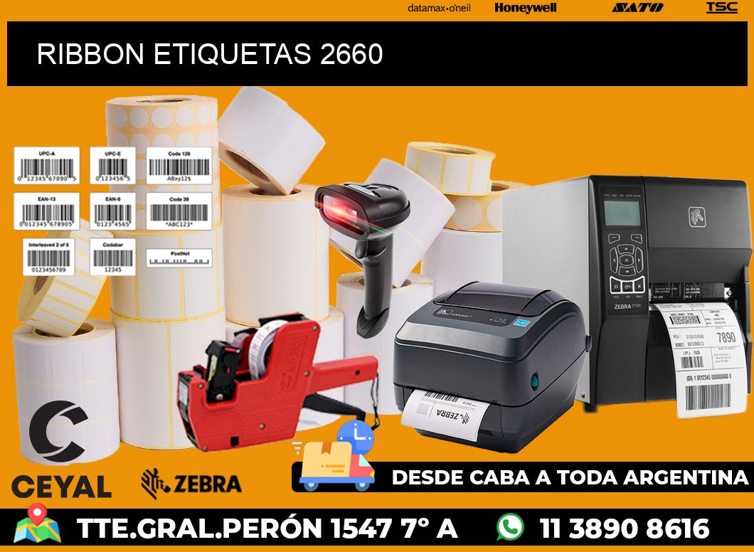 RIBBON ETIQUETAS 2660