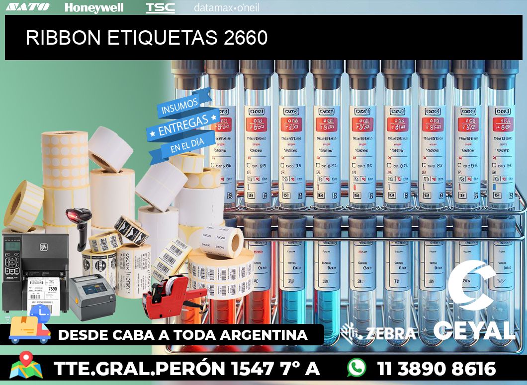 RIBBON ETIQUETAS 2660