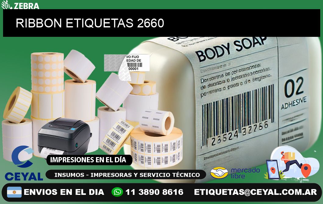 RIBBON ETIQUETAS 2660