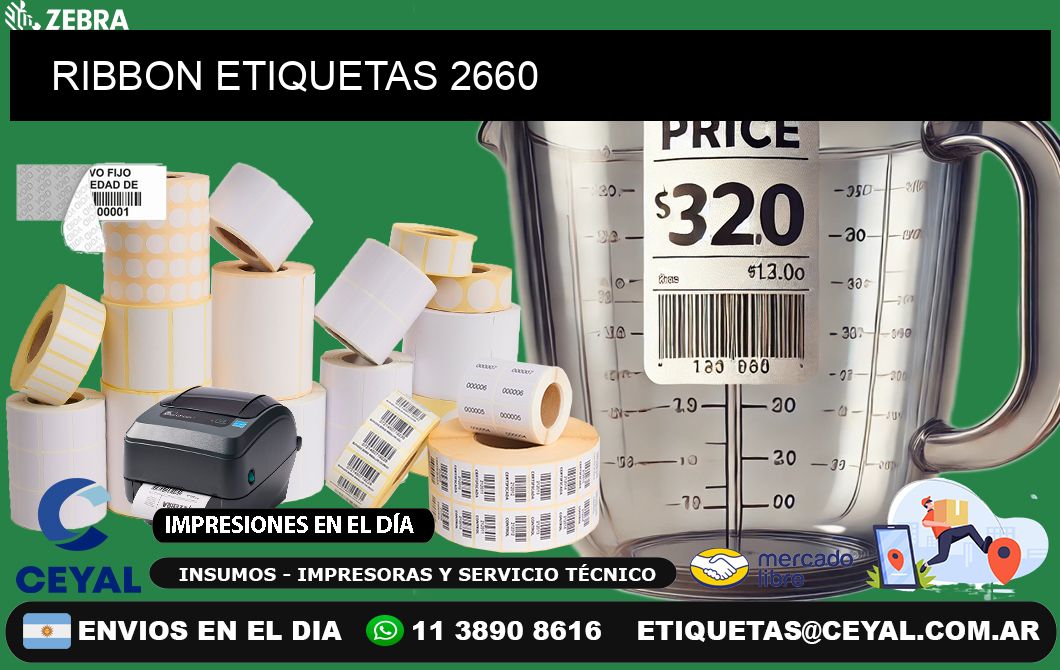 RIBBON ETIQUETAS 2660