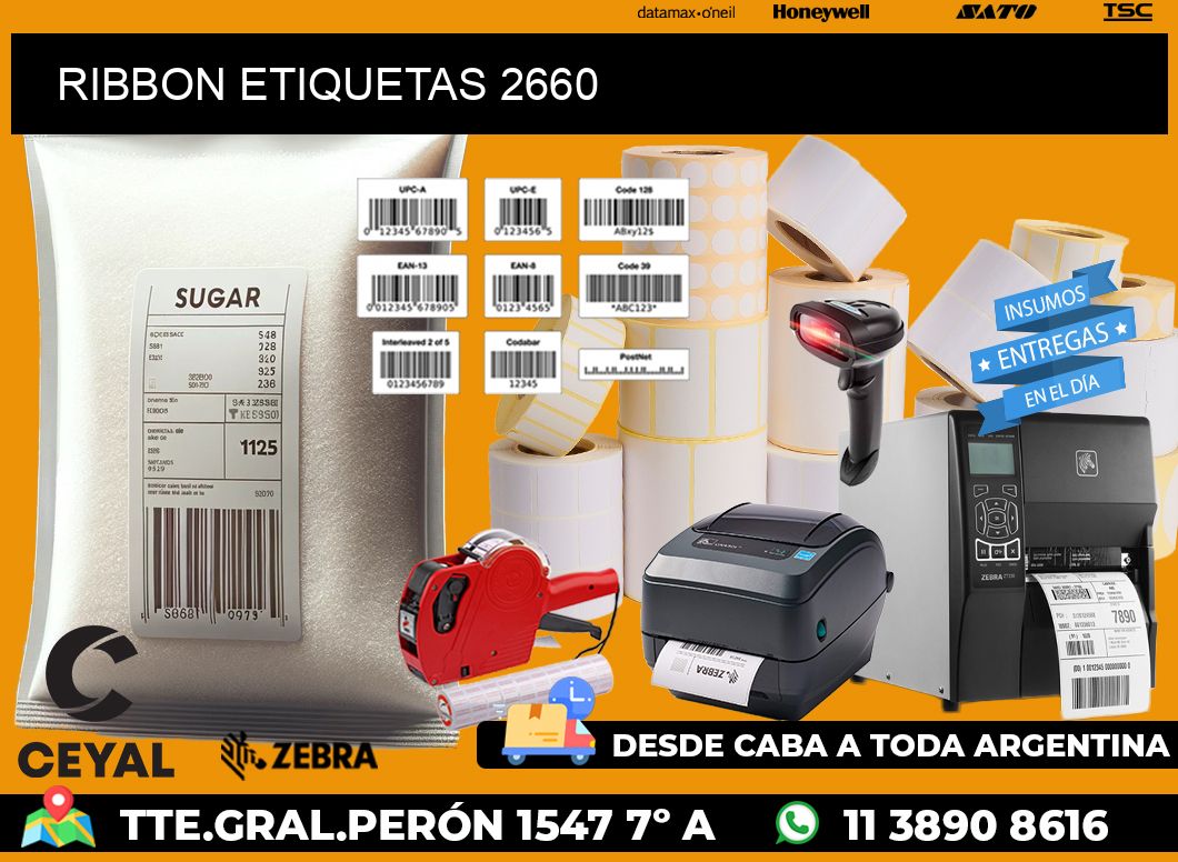 RIBBON ETIQUETAS 2660