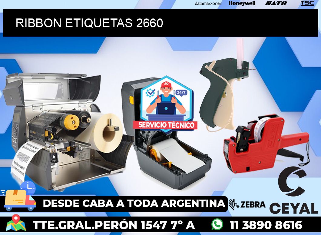 RIBBON ETIQUETAS 2660