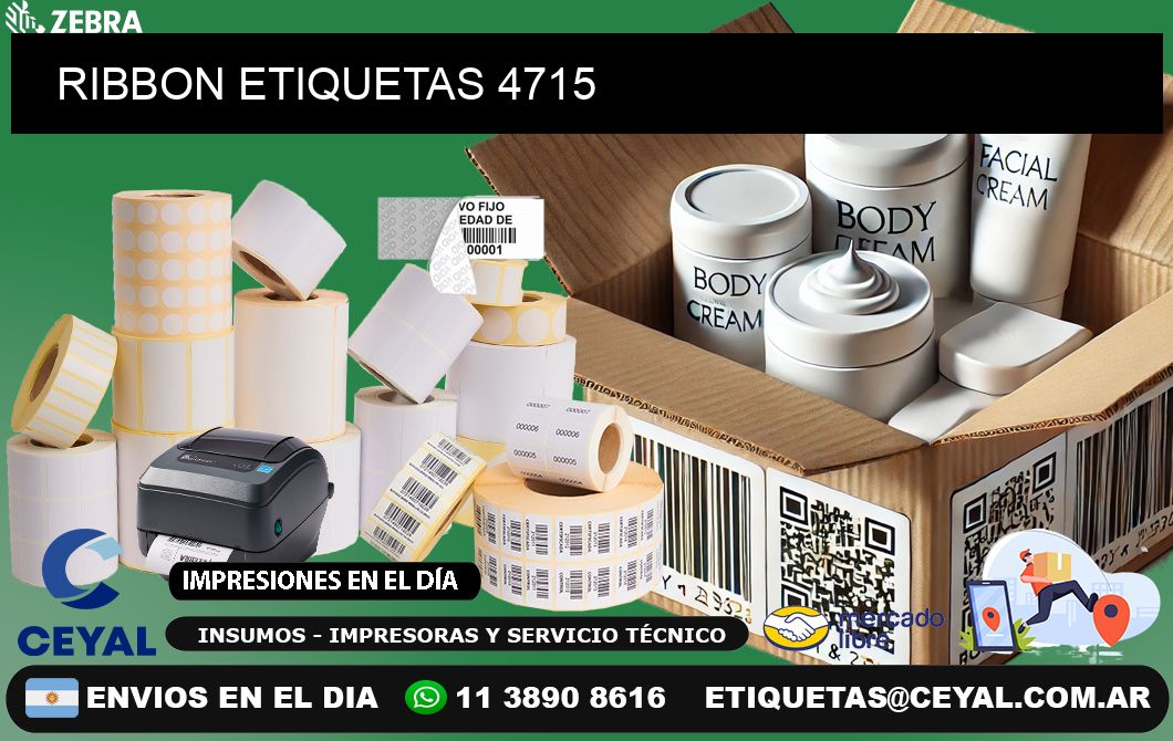 RIBBON ETIQUETAS 4715
