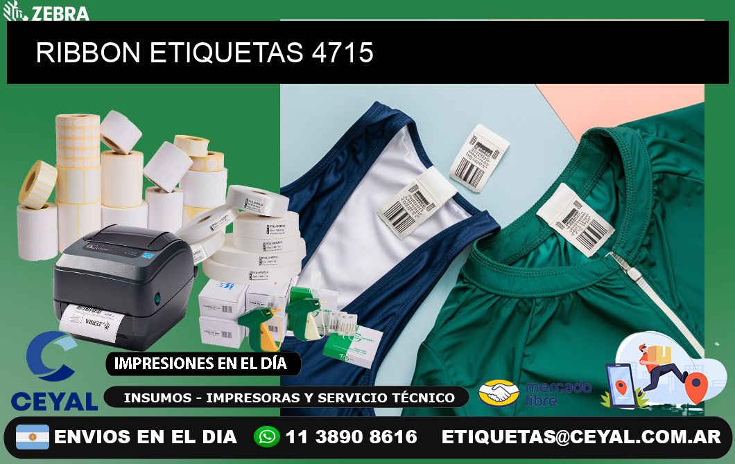 RIBBON ETIQUETAS 4715