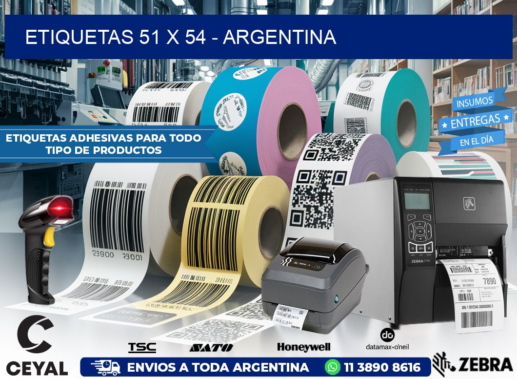 ETIQUETAS 51 x 54 – ARGENTINA