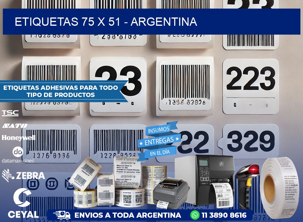 ETIQUETAS 75 x 51 – ARGENTINA