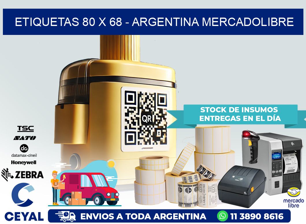 ETIQUETAS 80 x 68 – ARGENTINA MERCADOLIBRE