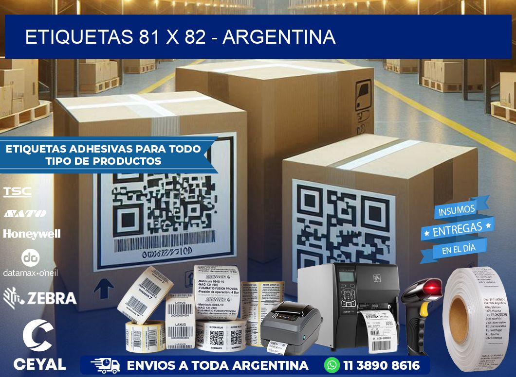 ETIQUETAS 81 x 82 – ARGENTINA