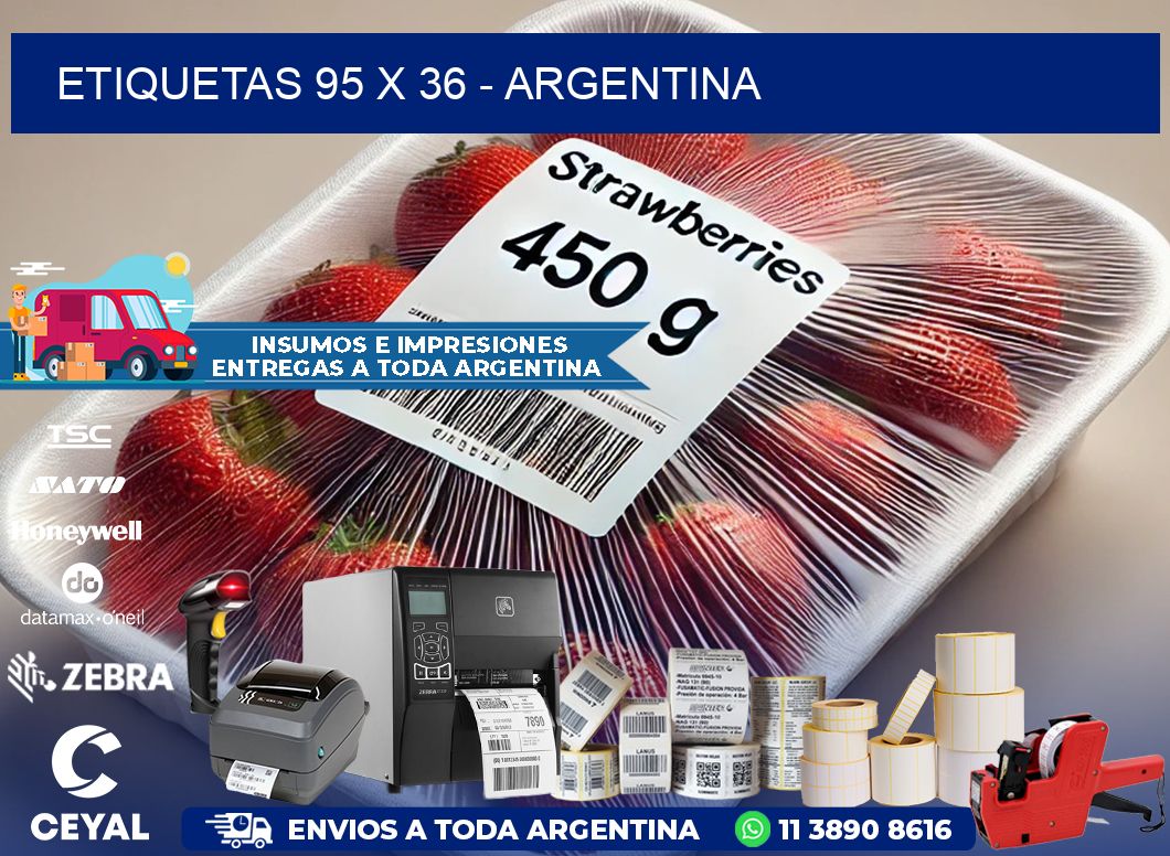 ETIQUETAS 95 x 36 - ARGENTINA