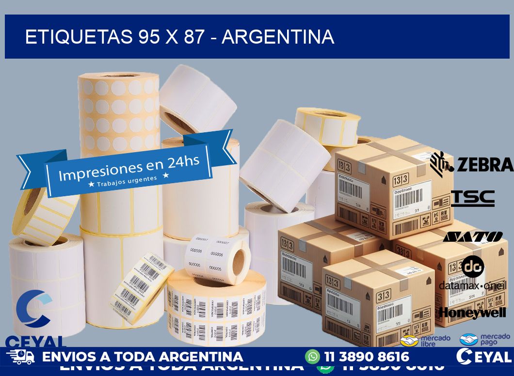 ETIQUETAS 95 x 87 - ARGENTINA